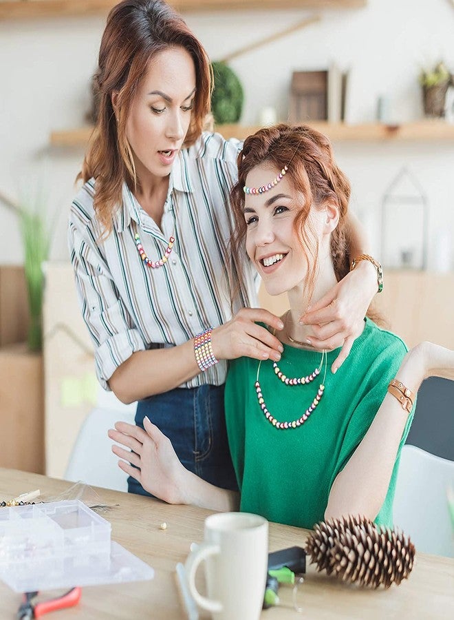 كون مجموعة كاون من 100 قطعة من خرز الأكريليك على شكل قلب مقاس 8 مم لصنع المجوهرات بنفسك - Image 2